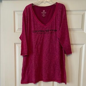 Corvette V-neck T-shirt